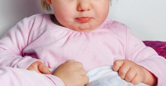 mad toddler hitting