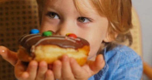 boy with donut