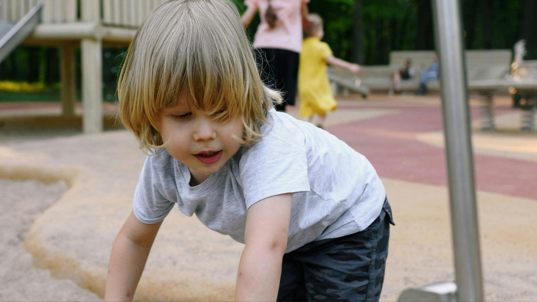 child on playground