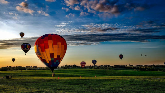 hot air balloons