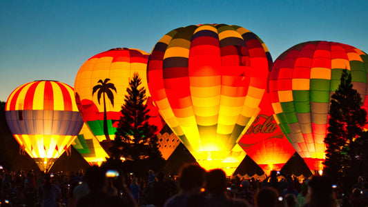 hot air balloons