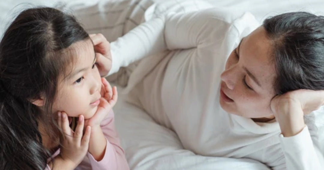 mom with daughter