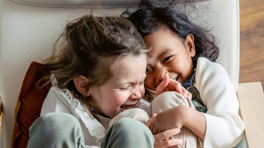 kids giggling