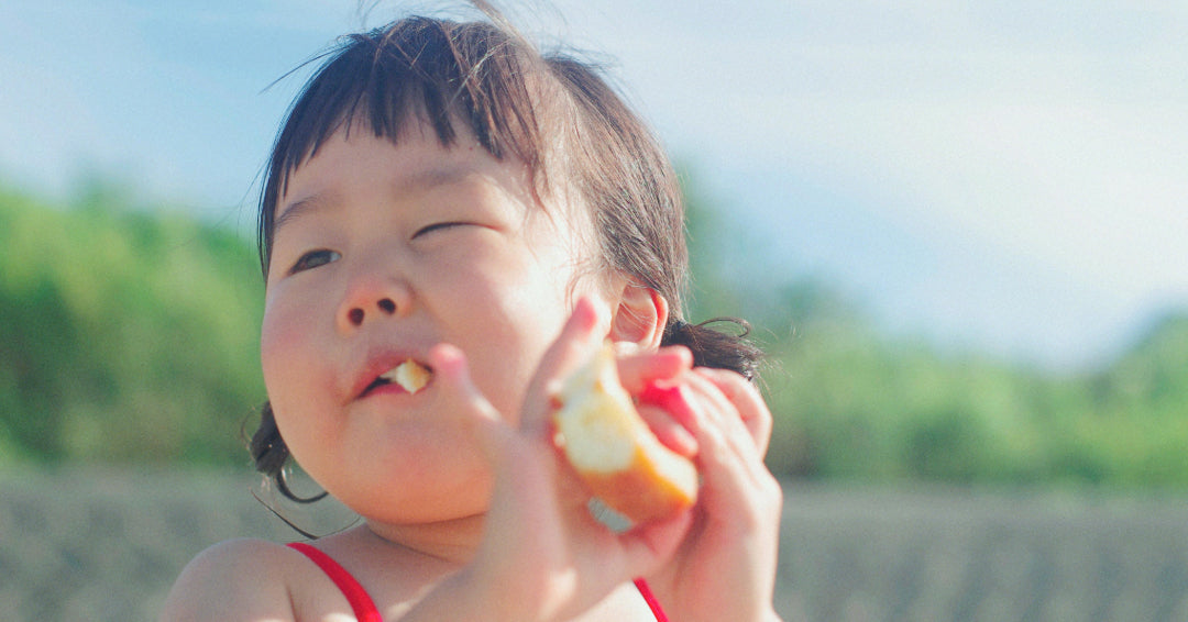 child eating