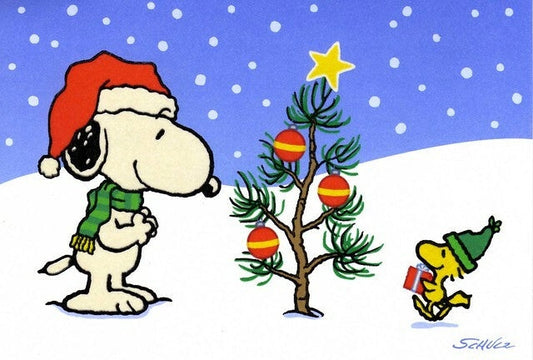 snoopy christmas tree