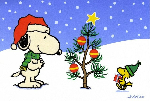 snoopy christmas tree