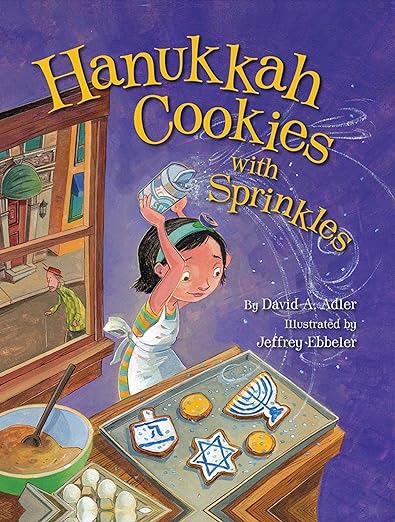 Hanukkah Cookies With Sprinkles